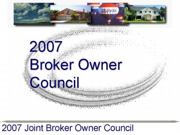 Broker Owner Council