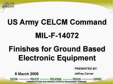 US Army CELCM Command