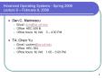 Advanced Operating Systems - Spring 2009 Lecture 9  PowerPoint PPT Presentation