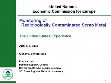 United Nations Economic Commission for Europe