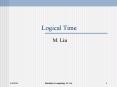 Logical Time PowerPoint PPT Presentation