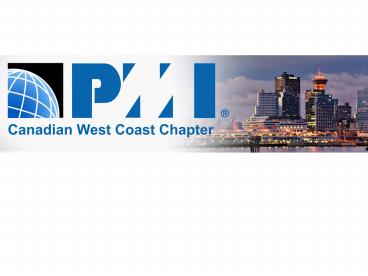 Welcome to CWCC PMI Extraordinary General Meeting