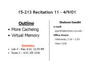 15-213 Recitation 11 