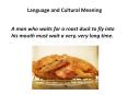 Language and Cultural Meaning PowerPoint PPT Presentation