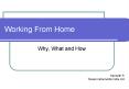 Working From Home PowerPoint PPT Presentation