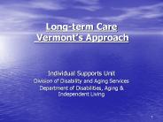 Long-term Care Vermont