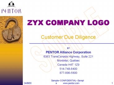 ZYX COMPANY LOGO