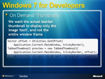 presentation player overlay