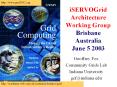 iSERVOGrid Architecture Working Group Brisbane Australia June 5 2003 PowerPoint PPT Presentation