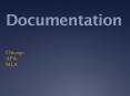 Documentation PowerPoint PPT Presentation