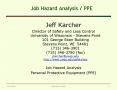 Job Hazard Analysis PPE PowerPoint PPT Presentation