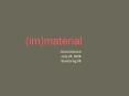 (im)material PowerPoint PPT Presentation