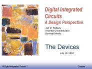 Digital Integrated Circuits A Design Perspective