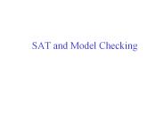SAT and Model Checking