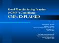 Good%20Manufacturing%20Practice%20( PowerPoint PPT Presentation