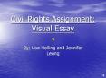 Civil Rights Assignment: Visual Essay PowerPoint PPT Presentation