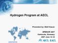 Hydrogen Program at AECL PowerPoint PPT Presentation