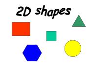 2D shapes