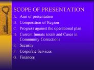 SCOPE OF PRESENTATION