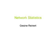 Network Statistics