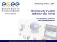 Grid Security Incident definition and format Yuri Demchenko, AIRG UvA demchscience'uva'nl PowerPoint PPT Presentation