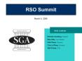 RSO Summit PowerPoint PPT Presentation