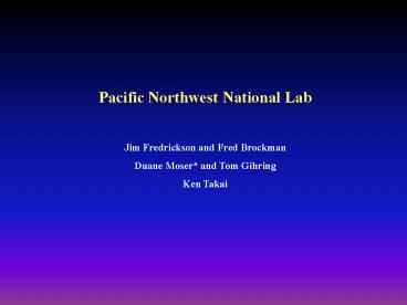 Pacific Northwest National Lab