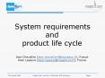 System requirements and product life cycle Jean Chevallier jean'chevallier4wanadoo'fr, France Alain PowerPoint PPT Presentation