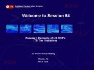 Research Elements of US DOT