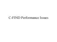 C-FIND Performance Issues