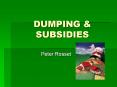 DUMPING PowerPoint PPT Presentation