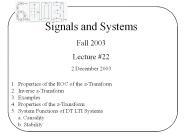 Signals and Systems