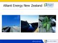 Alliant Energy New Zealand PowerPoint PPT Presentation