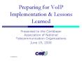 Preparing for VoIP Implementation PowerPoint PPT Presentation