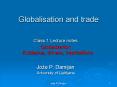 Globalisation and trade PowerPoint PPT Presentation