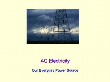AC Electricity