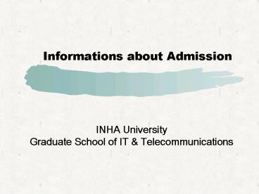 INHA University Graduate School of IT