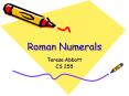 Roman Numerals PowerPoint PPT Presentation