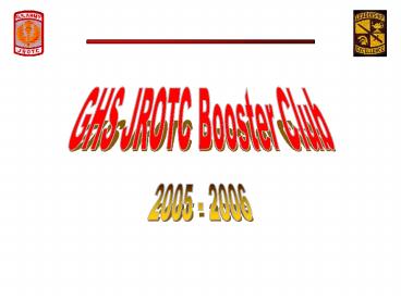 GHS JROTC Booster Club
