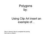 Polygons by:
