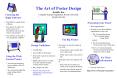 The Art of Poster Design Jennifer Kay Computer Science Department, Rowan University kay@rowan.edu PowerPoint PPT Presentation
