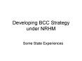 Developing BCC Strategy under NRHM PowerPoint PPT Presentation