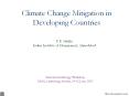 Climate Change Mitigation in Developing Countries PowerPoint PPT Presentation