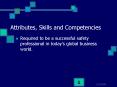 Attributes, Skills and Competencies PowerPoint PPT Presentation