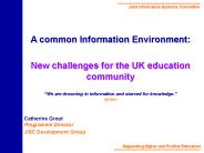 Catherine Grout Programme Director