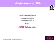 dielectrons at SPS