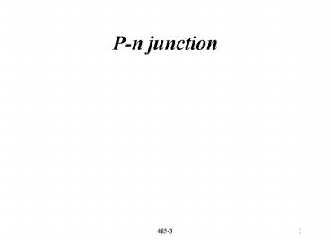 Pn junction