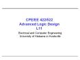 CPE/EE%20422/522%20Advanced%20Logic%20Design%20L11 PowerPoint PPT Presentation