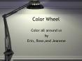 Color Wheel PowerPoint PPT Presentation