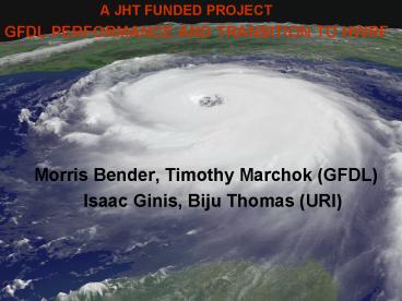 A JHT FUNDED PROJECT